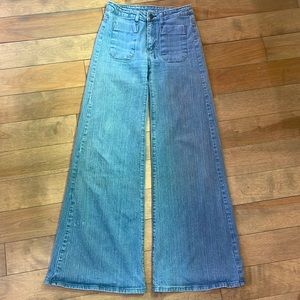 18th Amendment High Waisted Wide leg Flare Bottom jeans